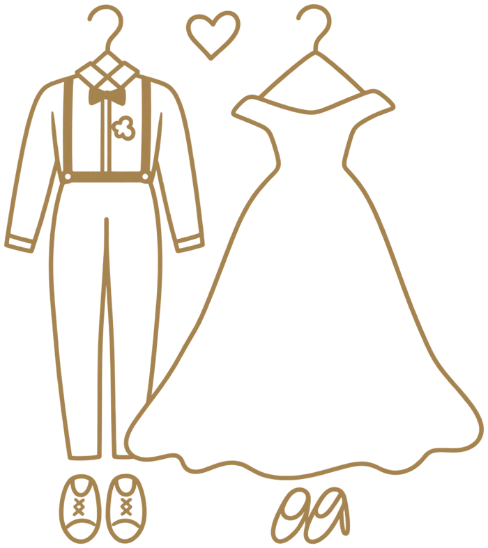 Traje y vestido formal